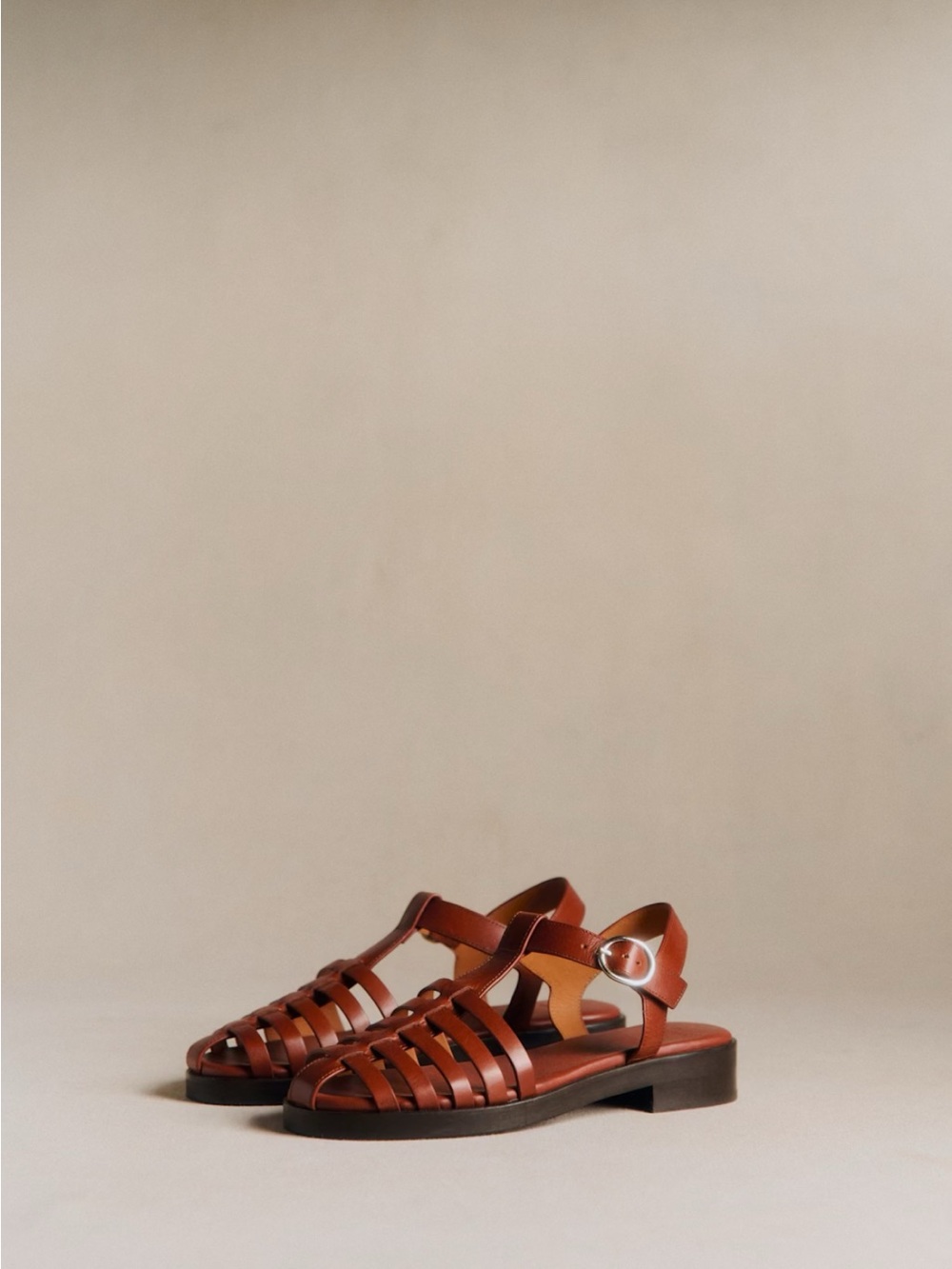 Sézane Carla Fisherman Sandals NWT